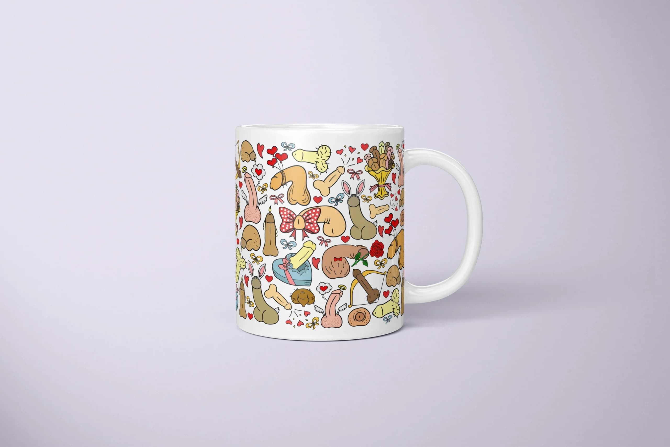 Valentine’s Penis Mug – Funny Couple Gift - primary mug mockup